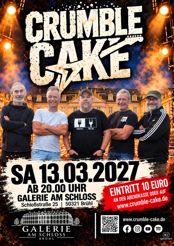 Rockkonzert im Schlosshof_ Crumble Cake